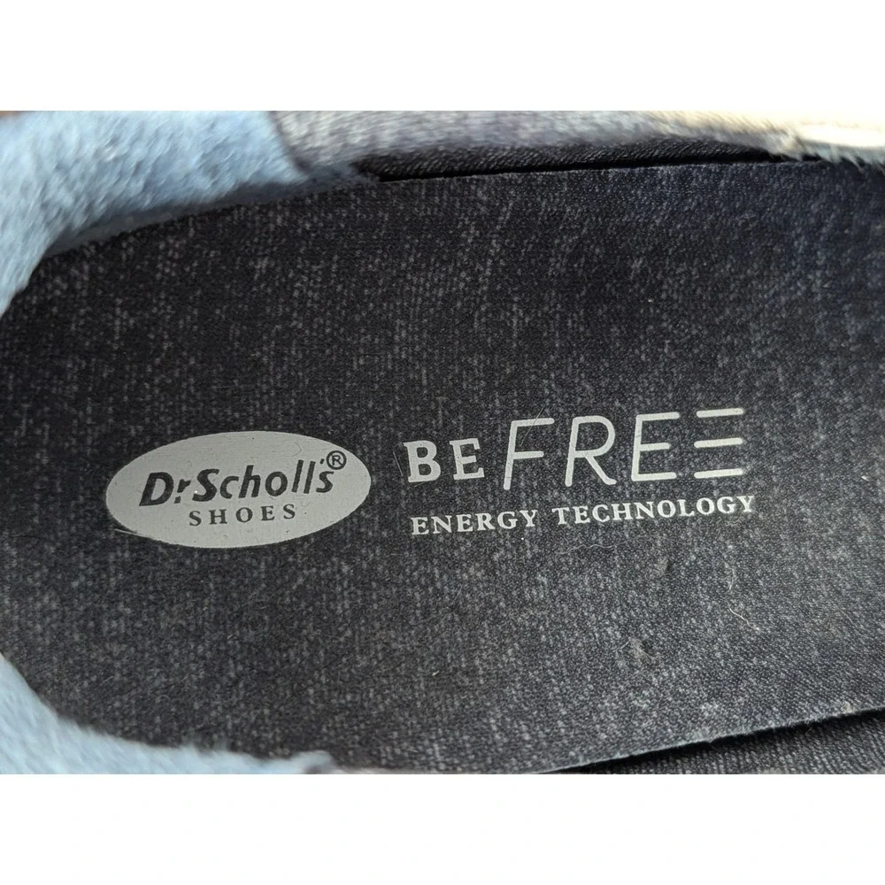 Dr. Scholls Womens Abbott Wedge Sneaker Grey Slip On Shoes 8M S345